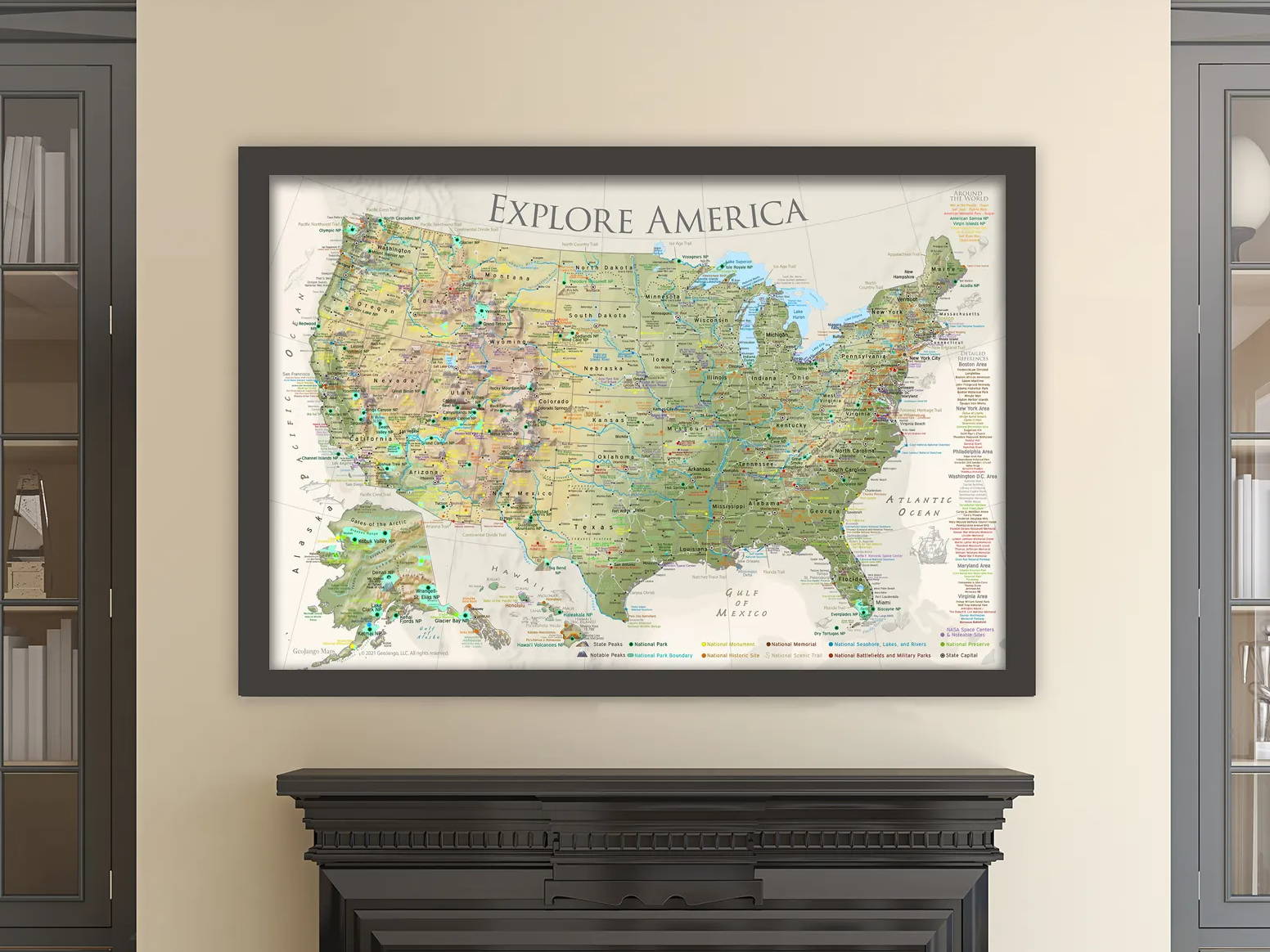 Travel Map Of The United States