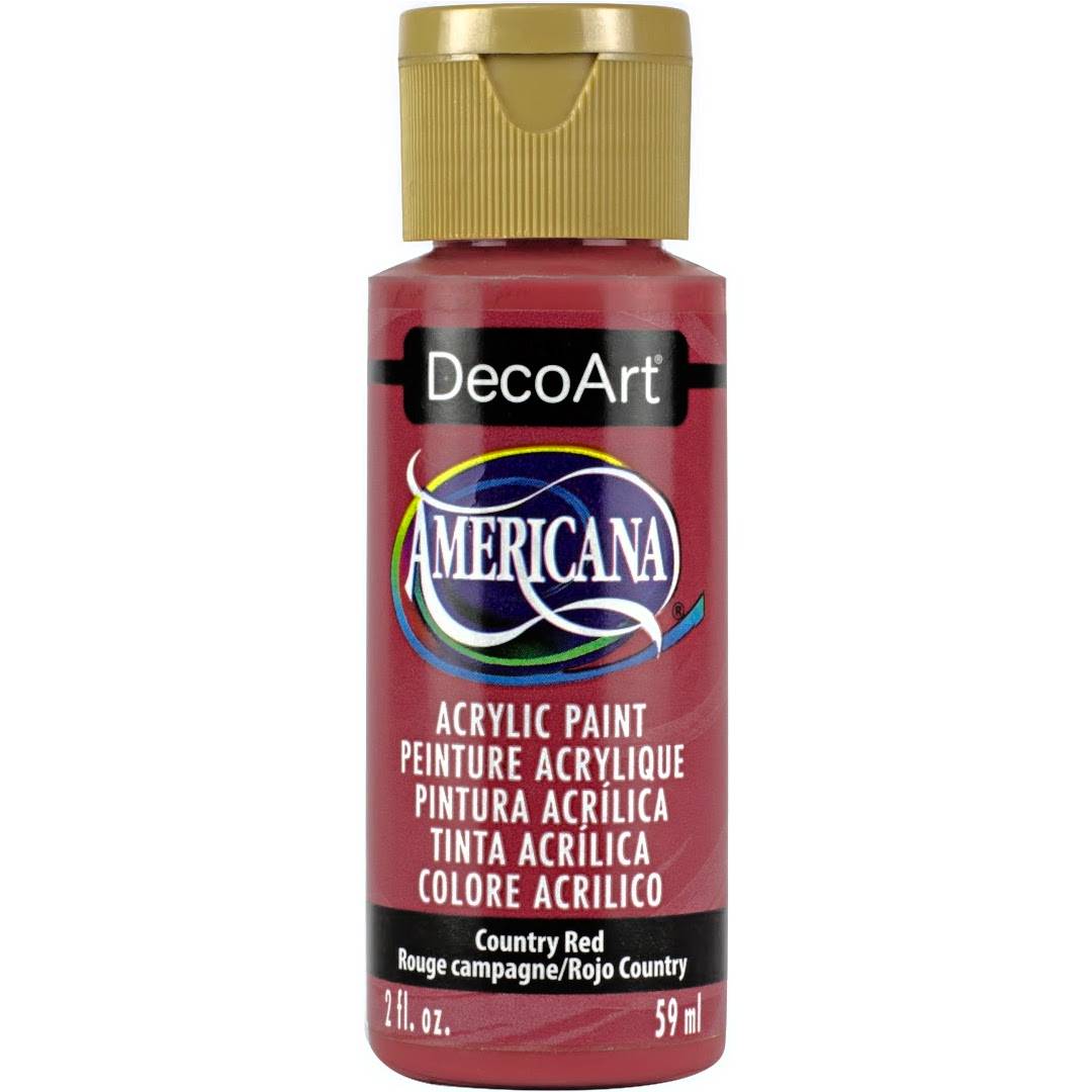 Country Red Americana Acrylics DAO18-3 2 ounce bottle