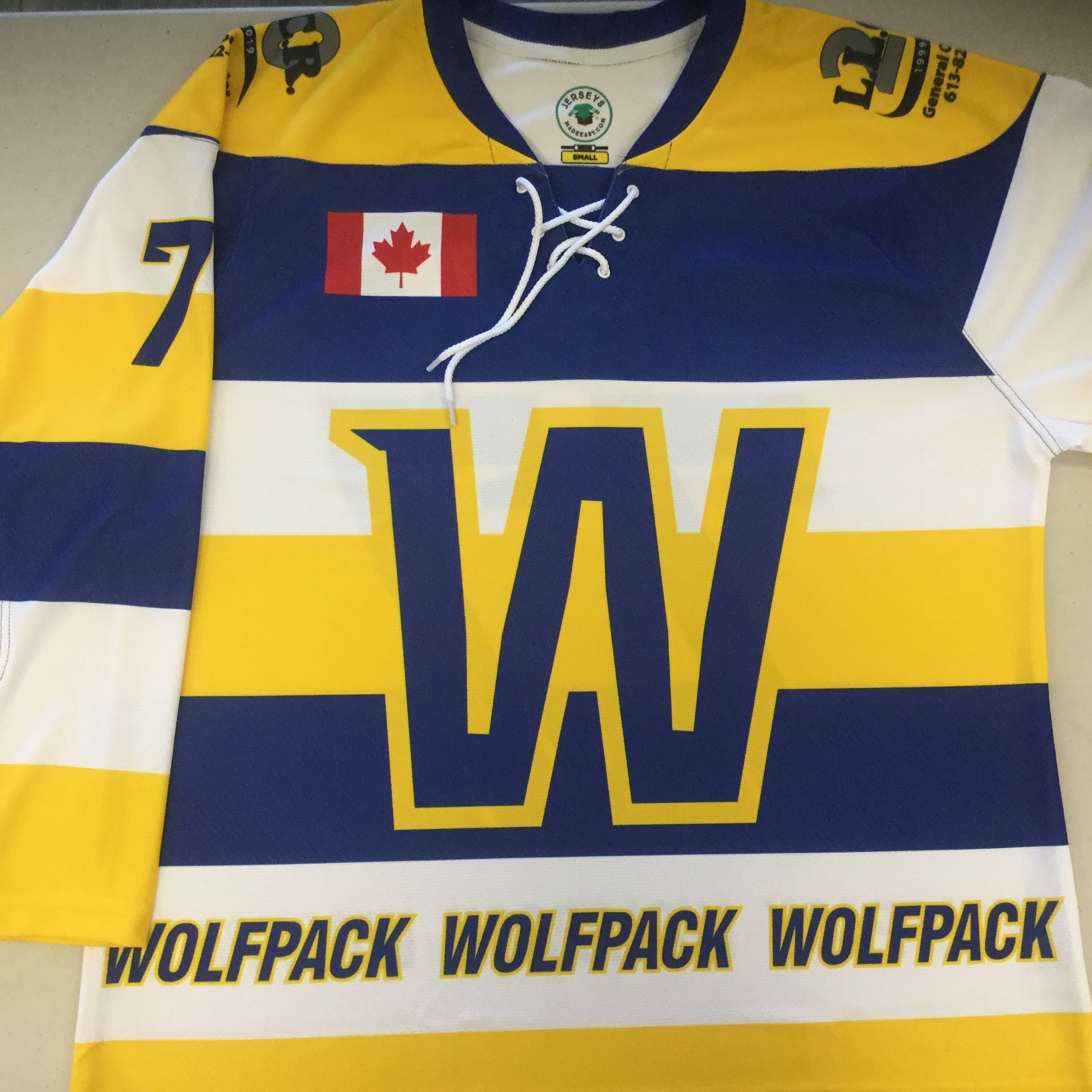 Custom Sublimated Ice Hockey Jersey: Wolfpack
