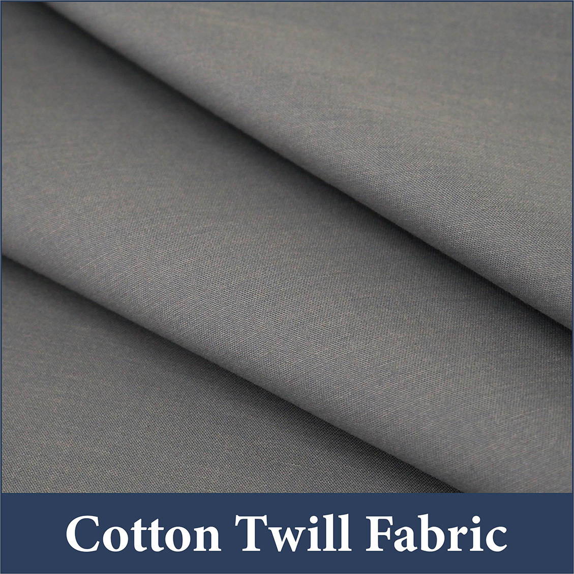 Cotton twill fabric swatch