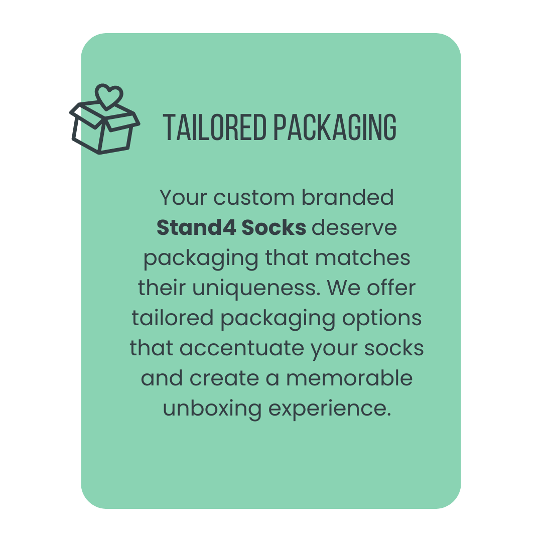 Stand4 Socks tailored packaging