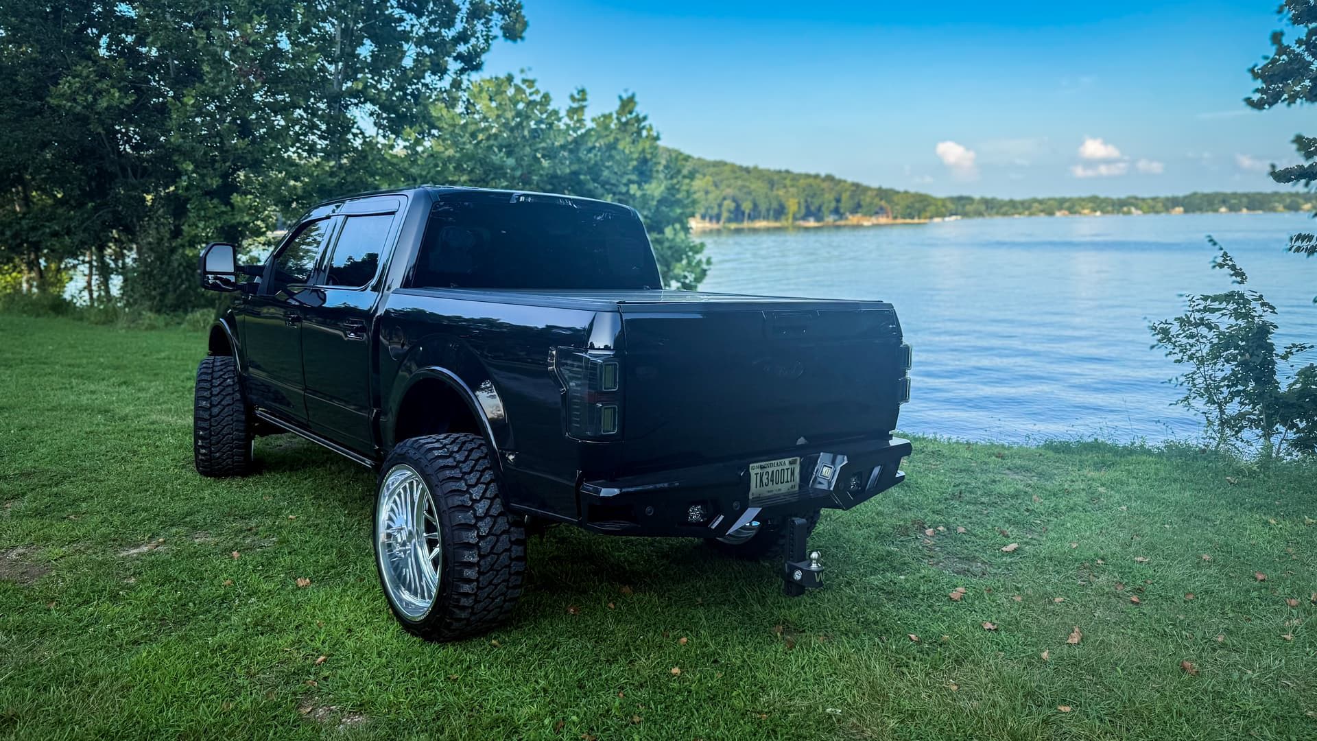 Terry A's 2017 Ford F150 Train Horn Install with Spare Tire Delete Kit