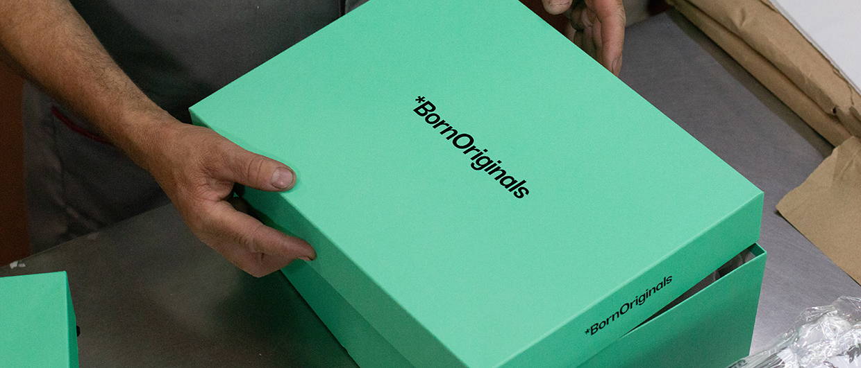 Born Originals Packaging Sneaker Box Mint