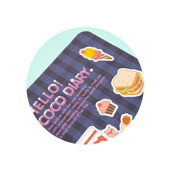 PVC cover - Ardium 2020 Hello coco dated weekly diary planner