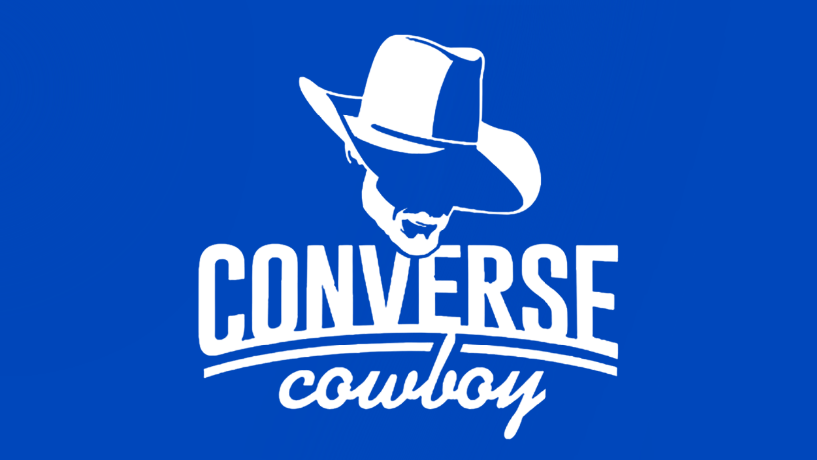 Logo featuring a cowboy hat and the text 