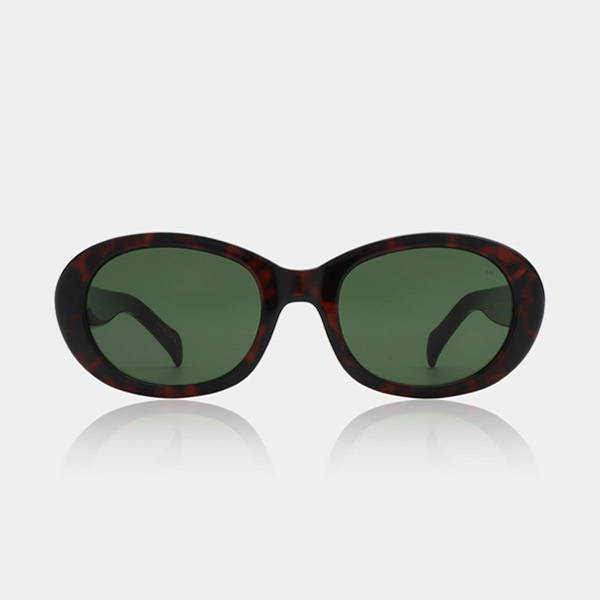 A product image of the A.Kjaerbede Anma sunglasses in Demi Tortoise.