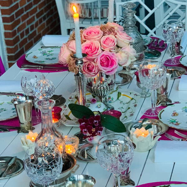 Tablescape by Holly Holden for AvA Al Fresco