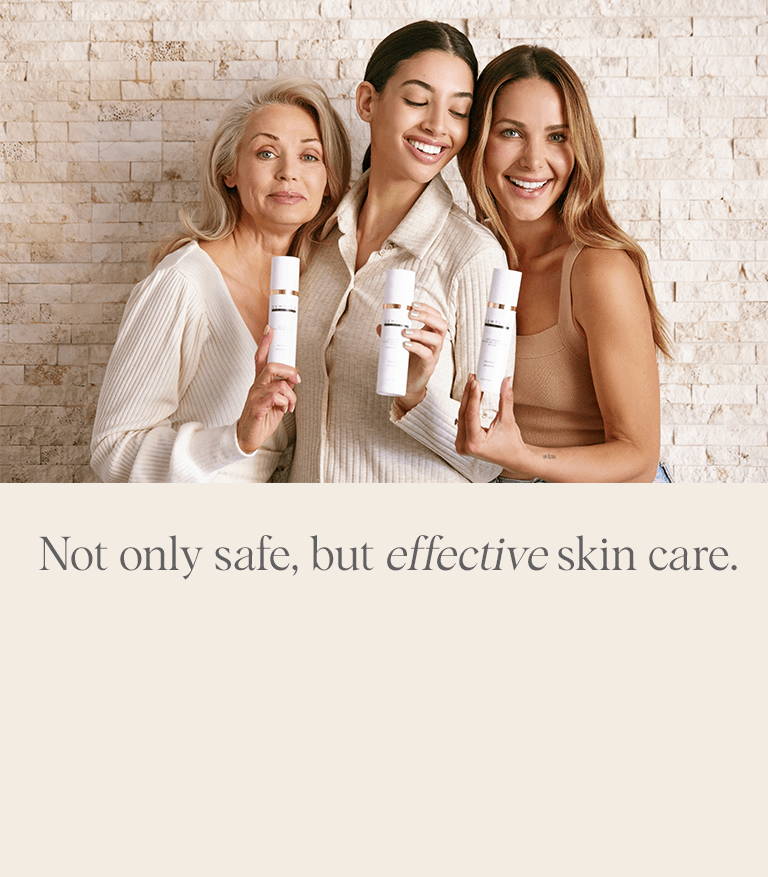 Not only safe, but effective skin care.