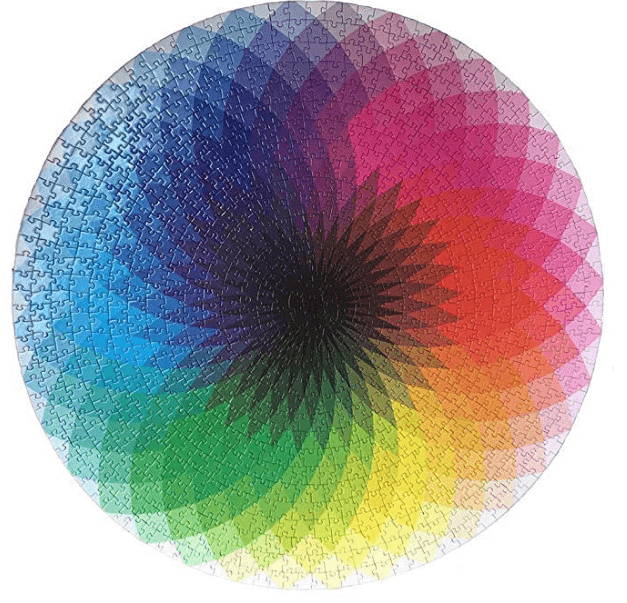 Round Rainbow Palette Puzzle