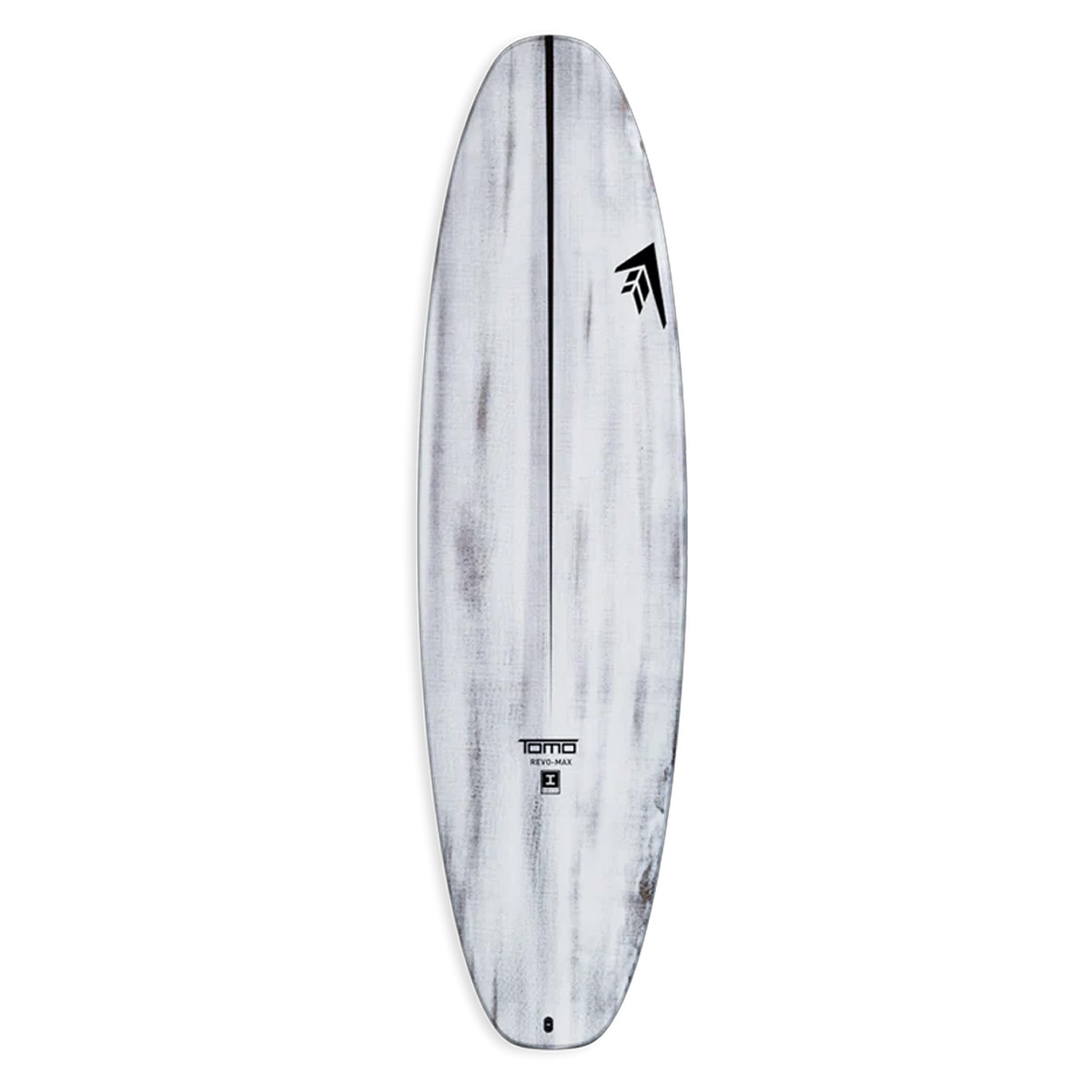 GREY SURFBOARD ON WHITE BACKGROUND