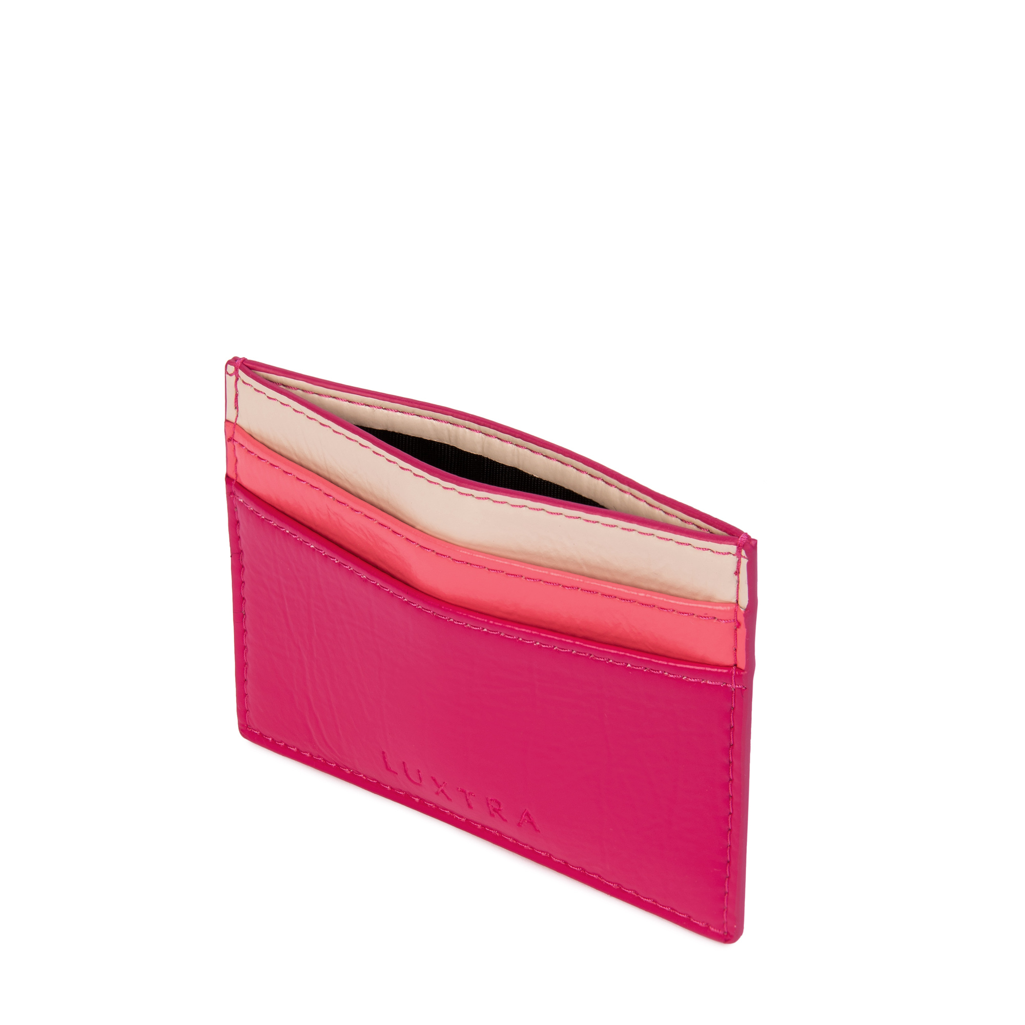 LUXTRA vegan pink card holder