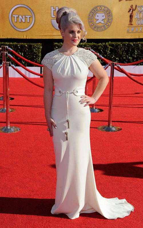Kelly Osbourne in Badgley Mischka at the Screen Actors Guild Awards