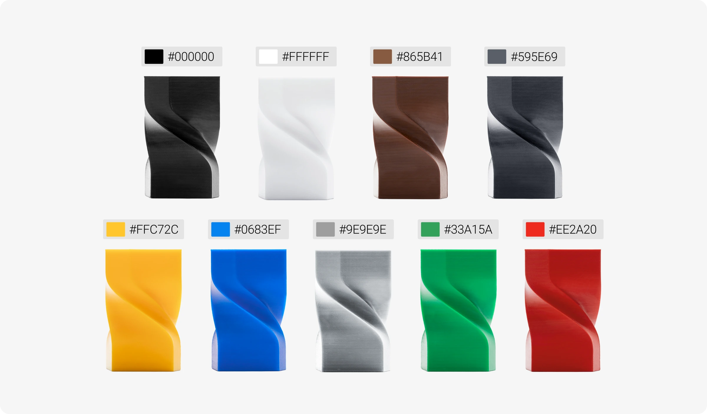 Snapmaker TPU 95A HF filament in multiple colors, ideal for everyday flexible 3D printing projects.