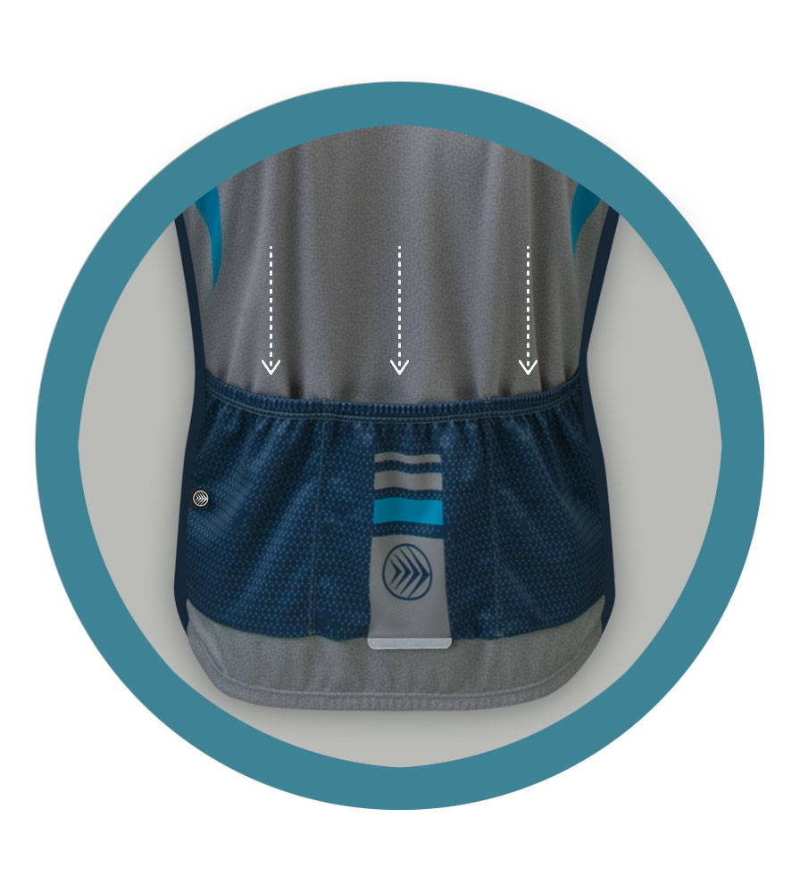 Classic Short Sleeve Relaxed Fit Printed Cycling Jerseys for Men