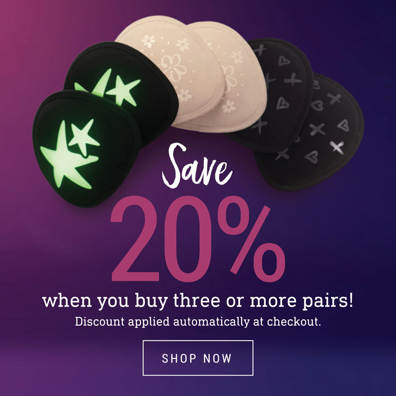 20% discount when buy three or more pairs 