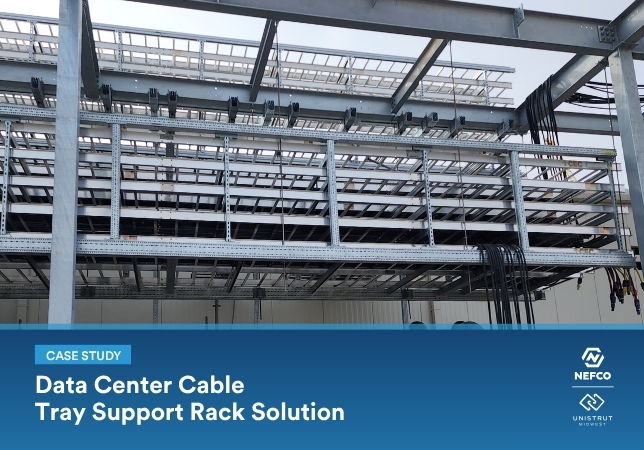 Case Study: Data Center Cable Tray Support Rack Solution