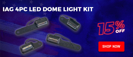 15% OFF IAG 4 PC LED Dome Light Kit