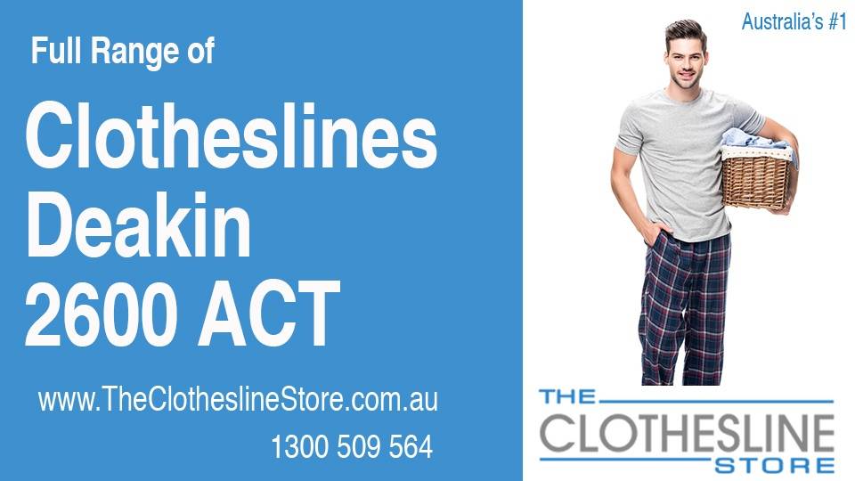 New Clotheslines in Deakin ACT 2600