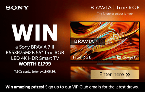 WIN a Sony BRAVIA 7 II K55XR75M2B 55