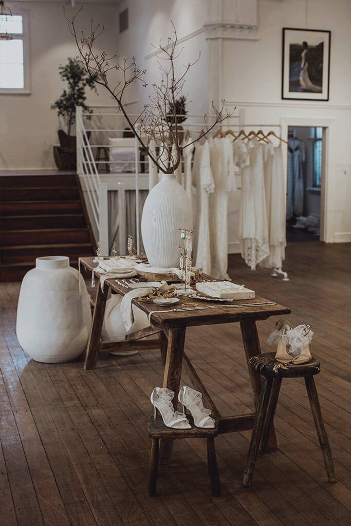 Inside of the Grace Loves Lace Perth showroom