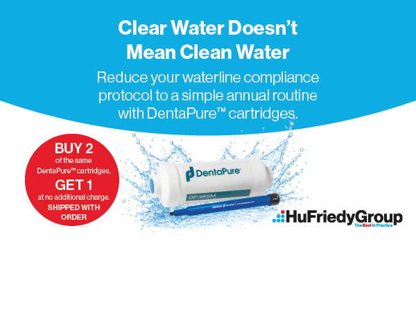 Clear Water Doesn’t Mean Clean Water - DentaPure cartridges promotion information.