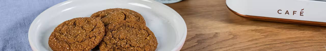 Smoked Bourbon Sugar Molasses Cookies