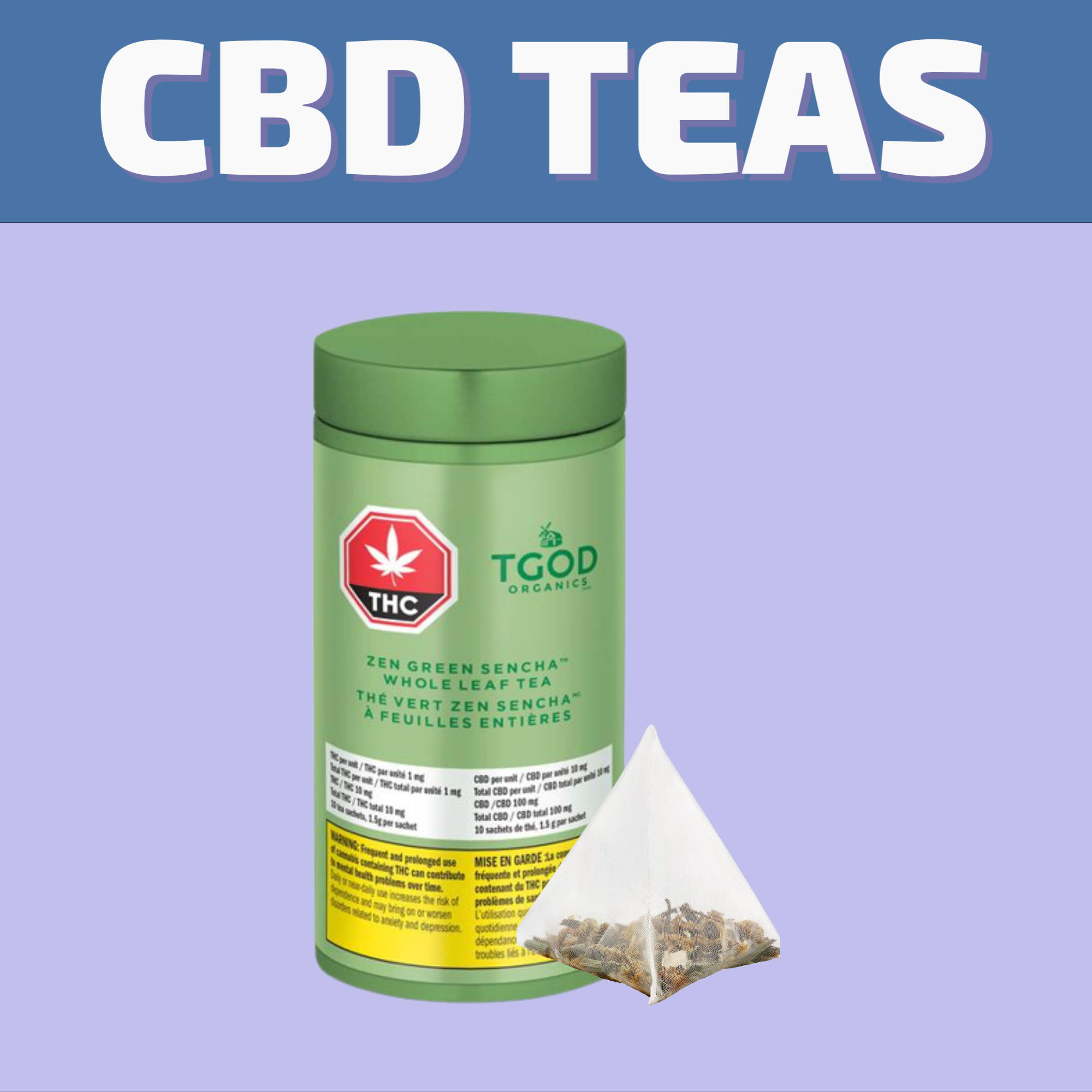 Shop the best selection of CBD Teas and other CBD Drinks for same day delivery or pick it up at our dispensary on 580 Academy Road.  