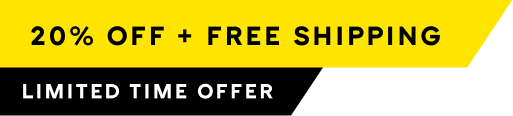 20% off plus free shipping limited time offer.