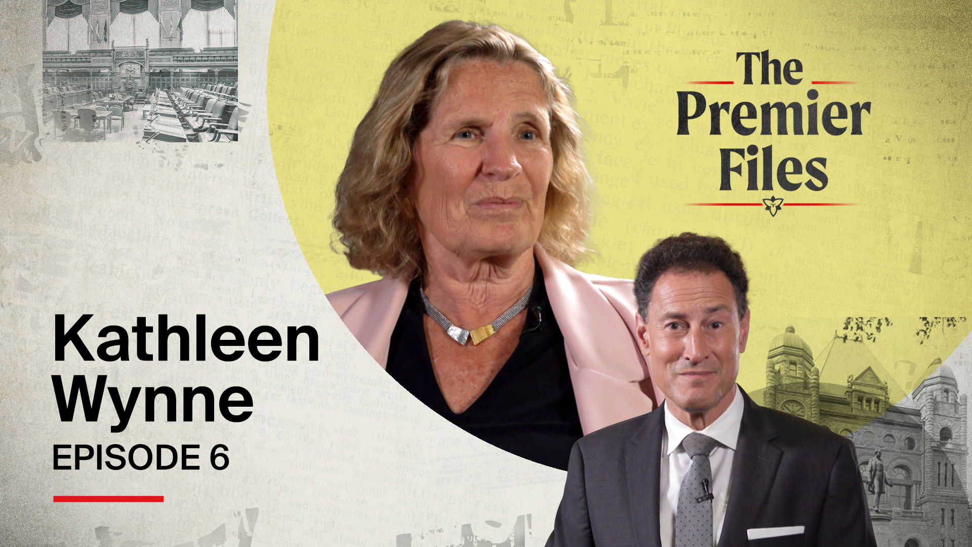 Image featuring Kathleen Wynne and host, titled 