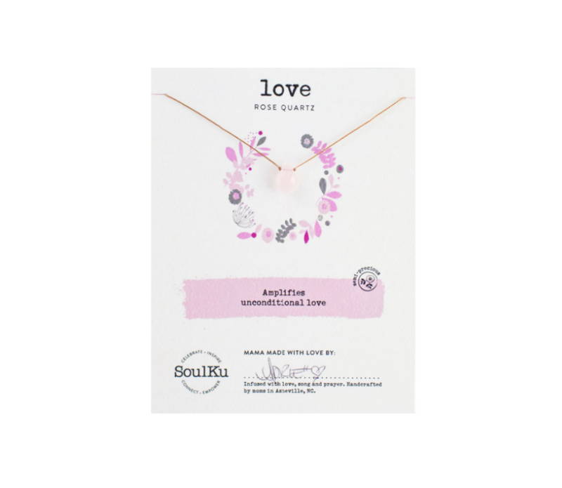 Rose Quartz Necklace of Love