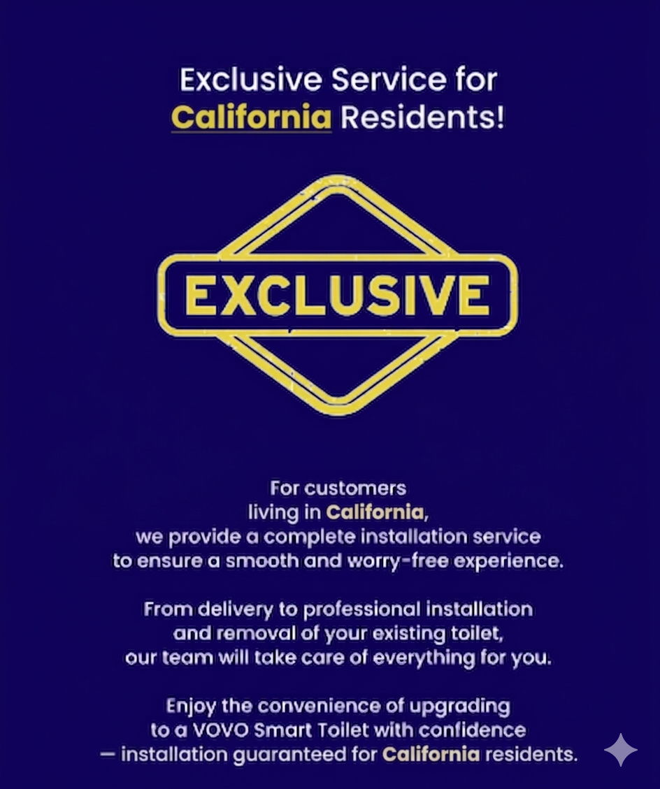 vovo smart toilet california