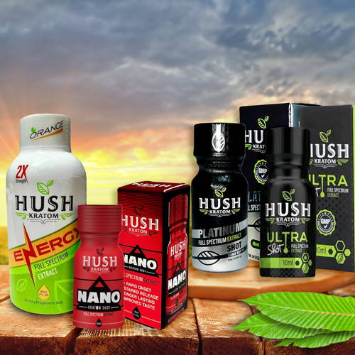 Hush Extract Shot Bundle Energy, Platinum, Ultra and Nano