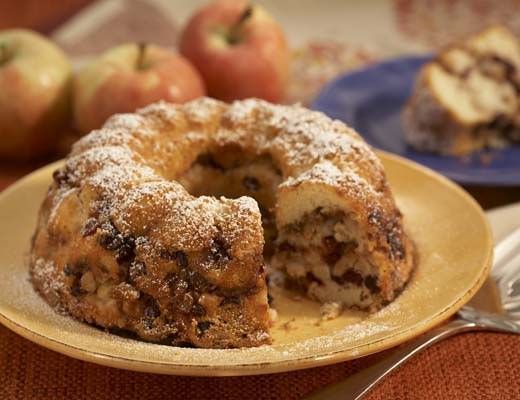 Cran Apple Cinnamon Bundt Cake