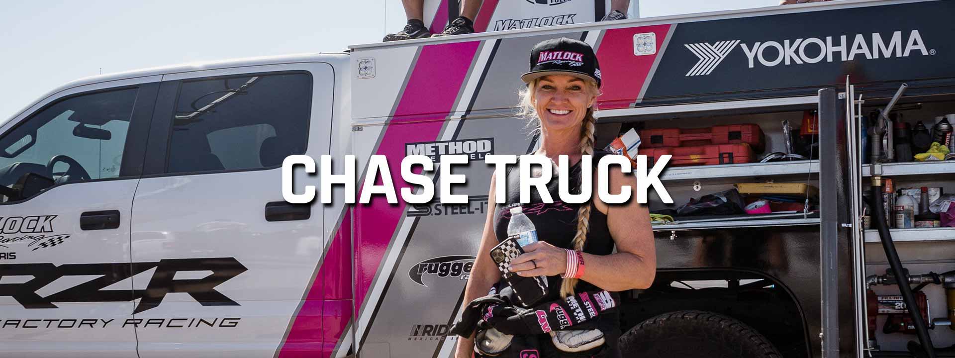 chase truck communications, two-way VHF radios