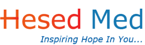 Logo of Hesed Med with tagline 