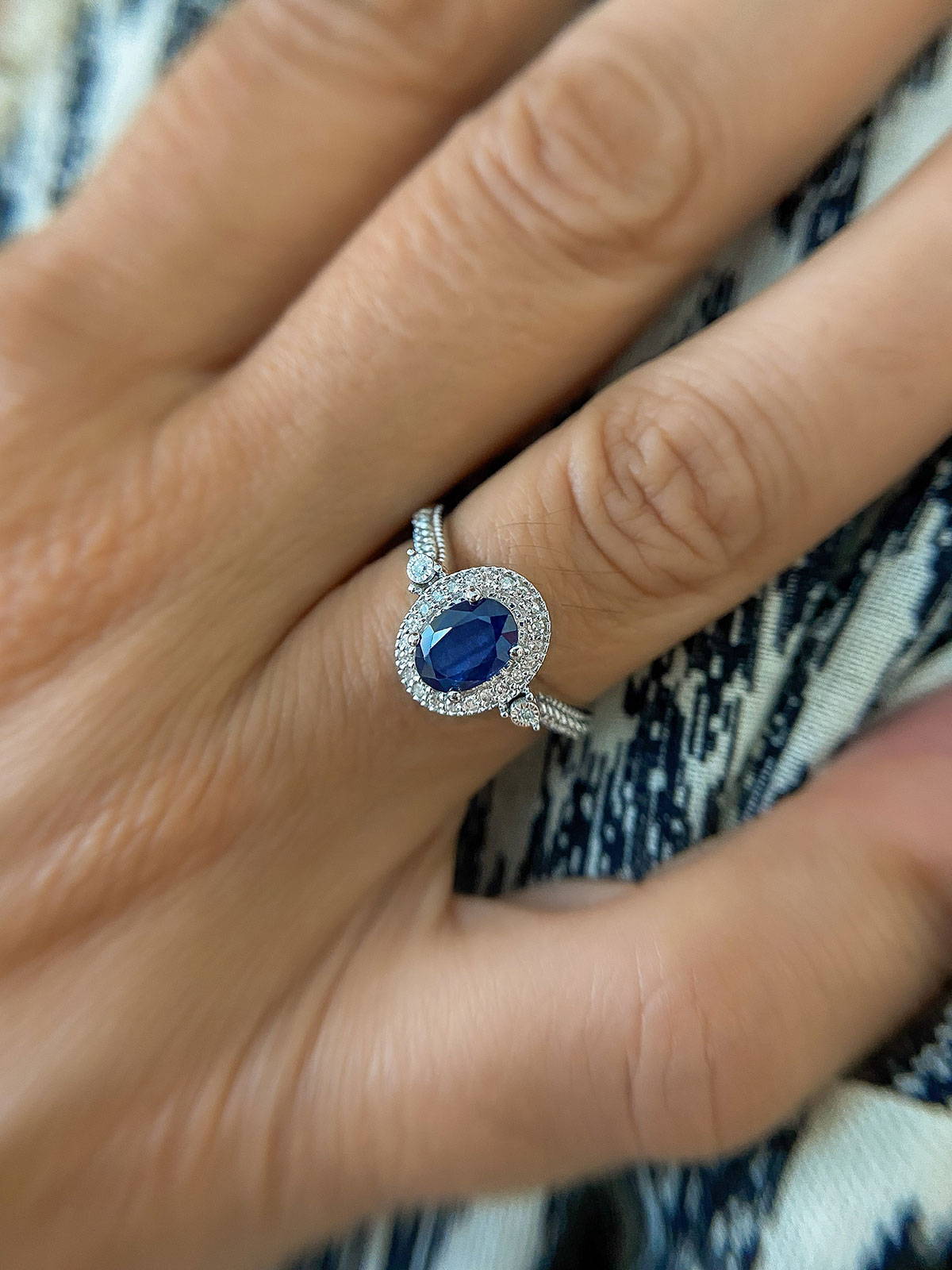The Bluesette Engagement Ring
