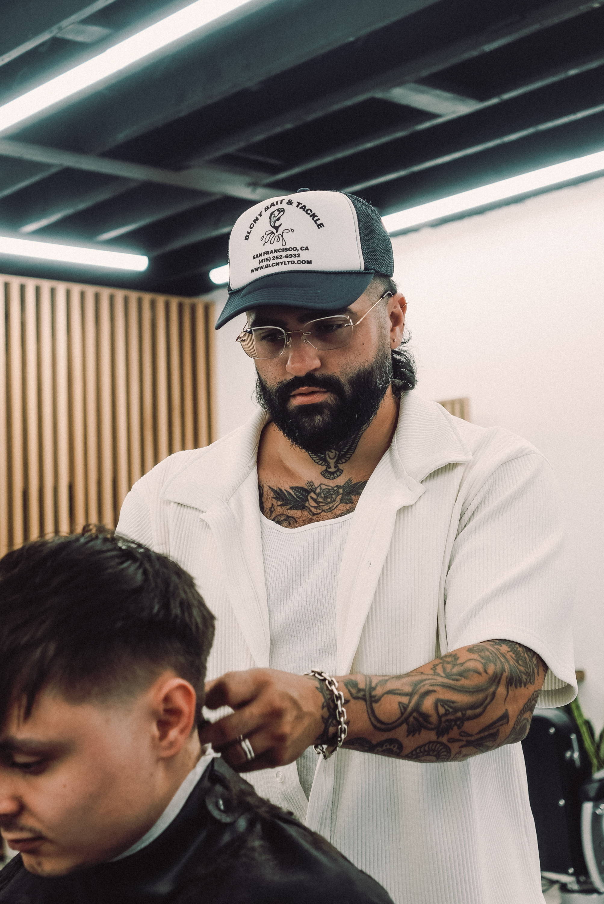 best barber greenville sc low taper blowout fade
