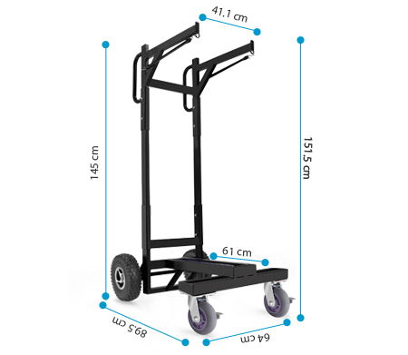 Proaim Vanguard Collapsible Cart for Holding C-stand