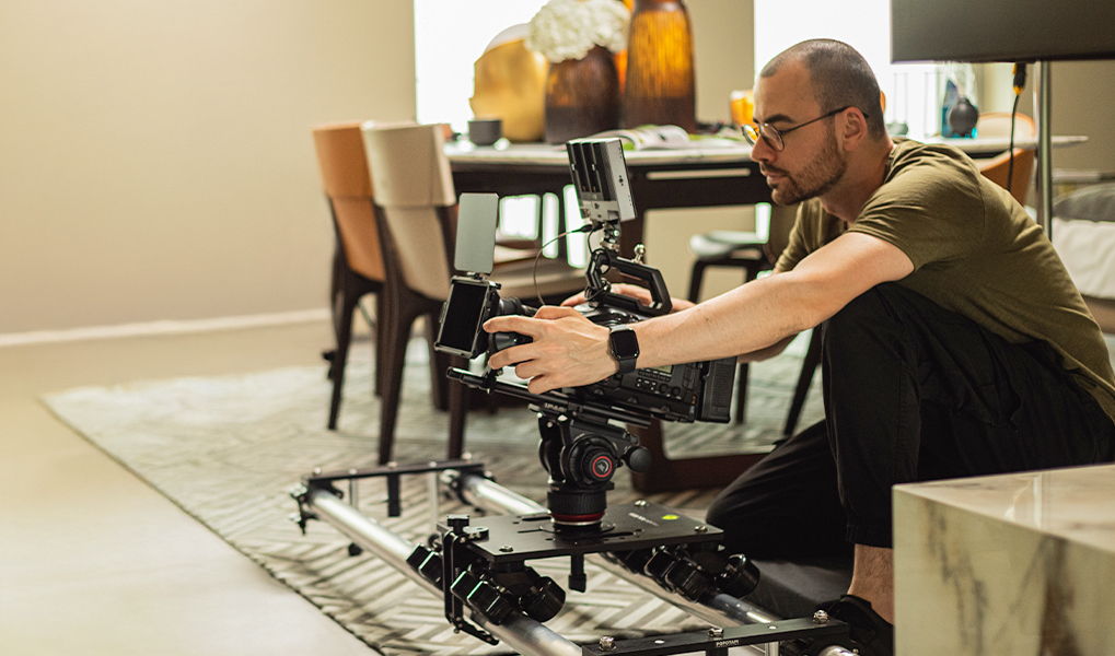 Proaim Polaris Portable Camera Dolly with Universal Track Ends