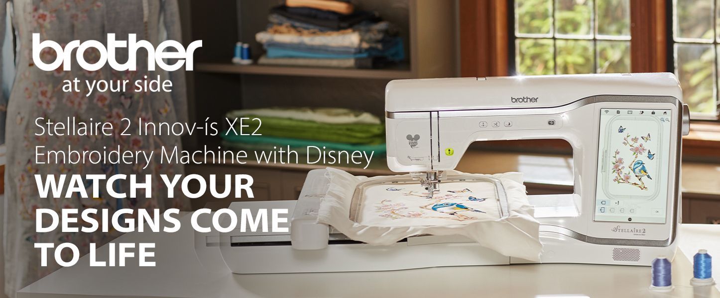 Brother XE2 Embroidery Machine Header