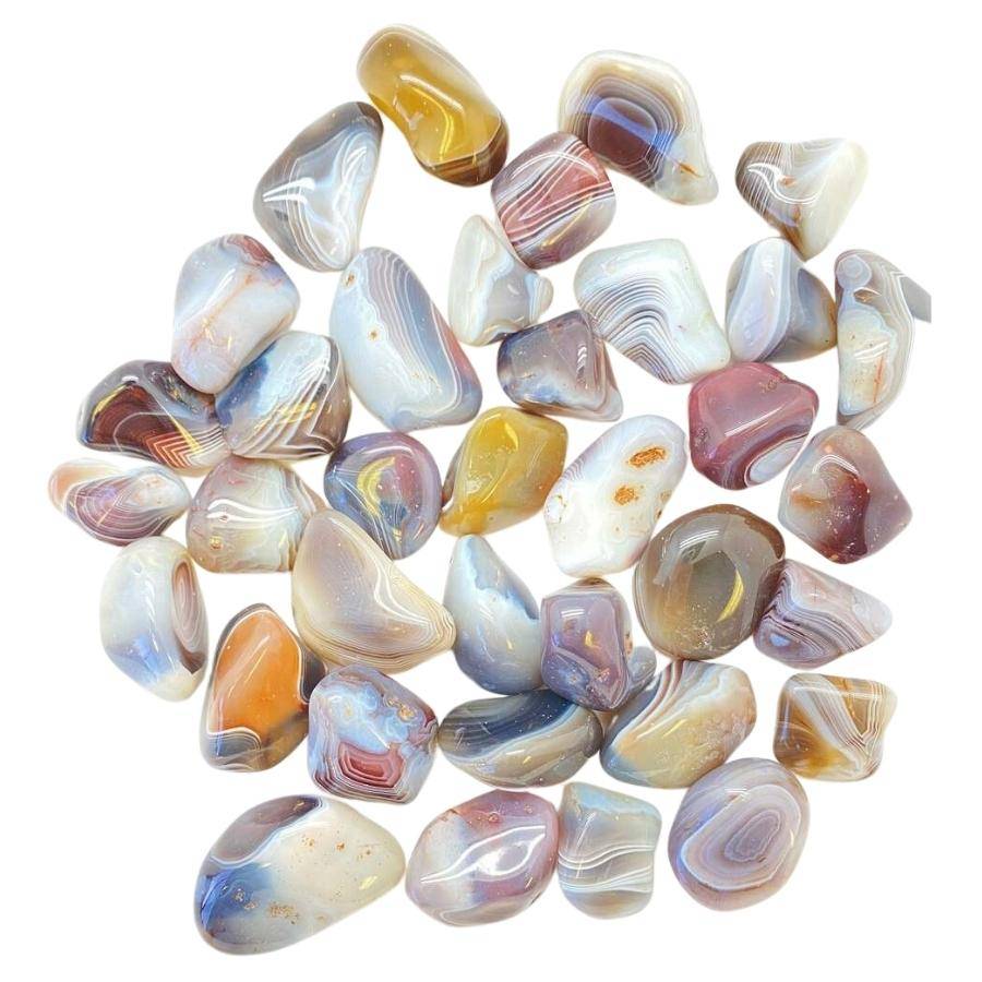 botswana agate tumbled stones