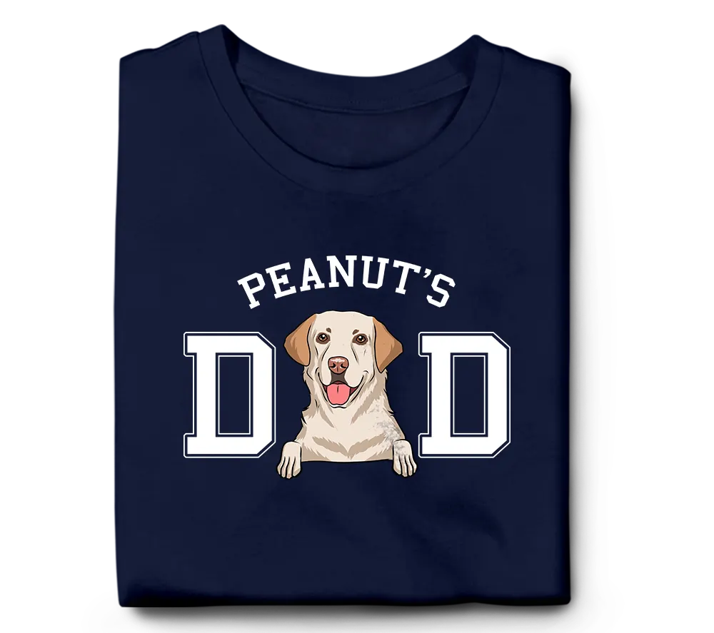 personalized dog dad t shirt