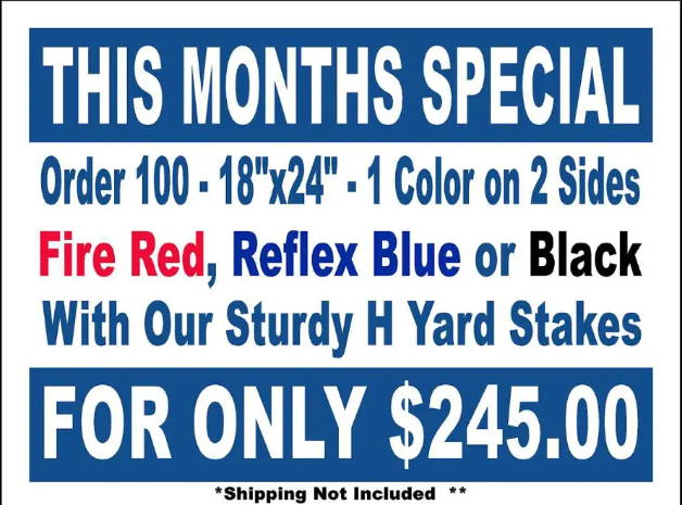 This Months Special Price Match offer from A.G.E. Graphics