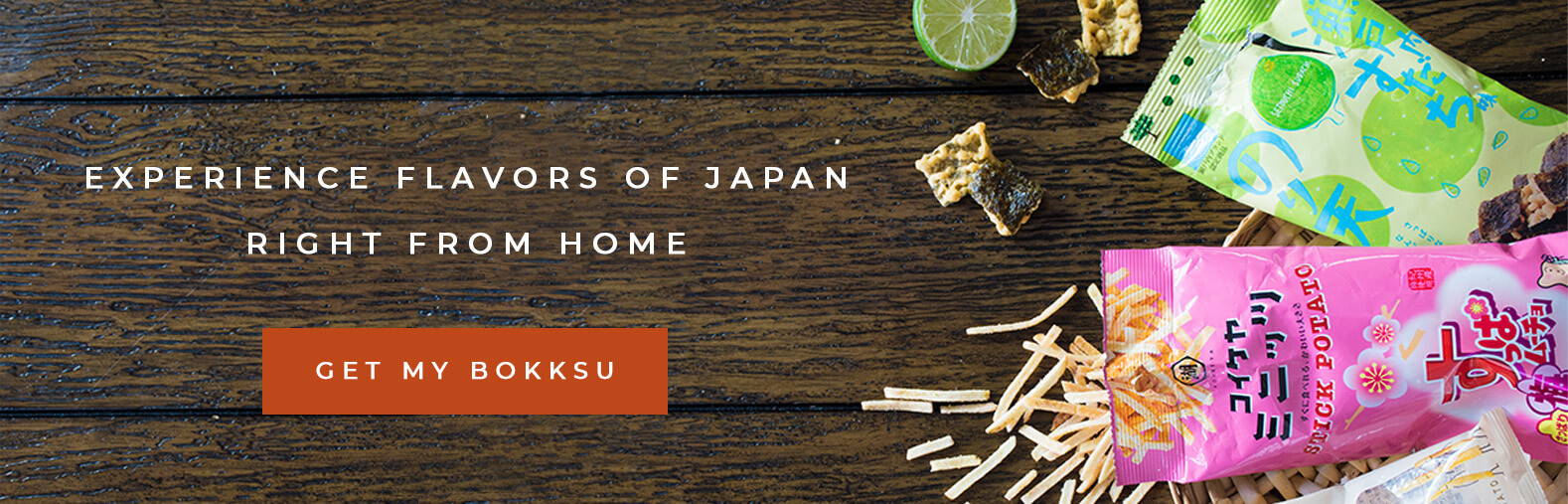Experience flavors of Japan right from home