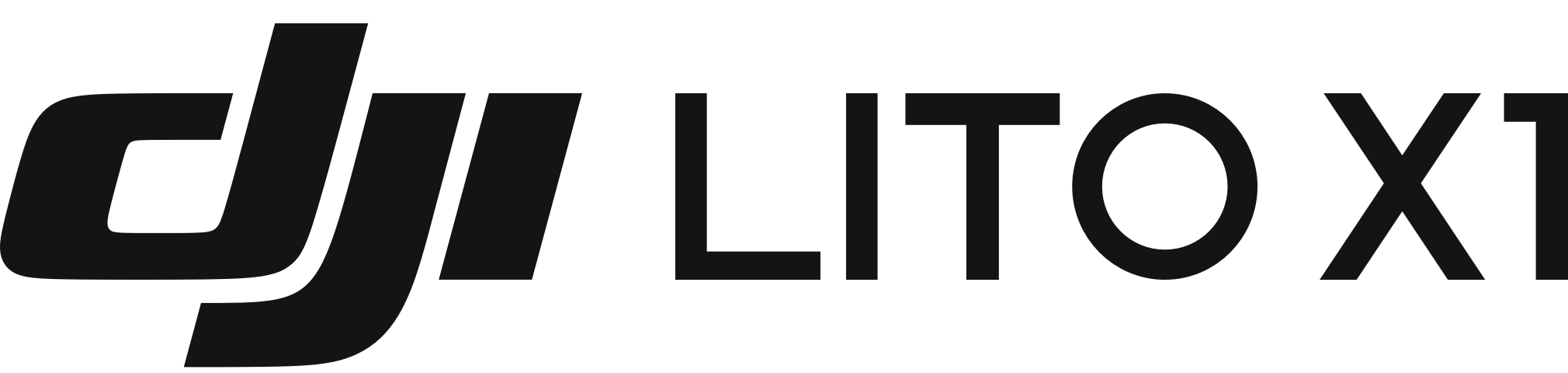 DJI LITO X1 logo in black text