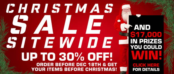 Christmas Sale Sitewide Up to 30% Off!