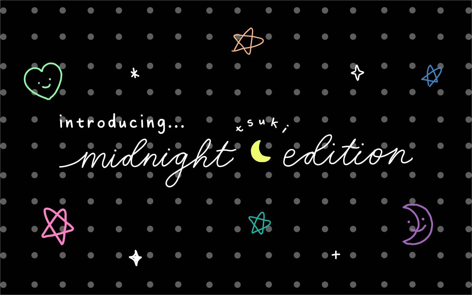 Tsuki 'Midnight Edition' Black Page Bullet Journal Notebook ☾ –  NotebookTherapy