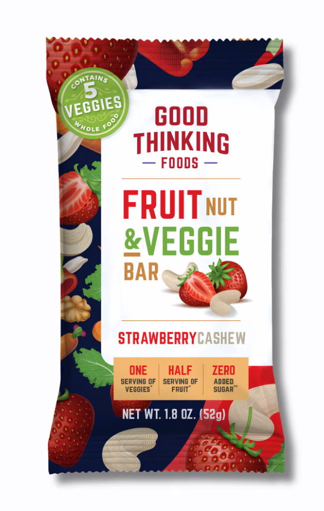 Strawberry Cashew - Fruit, Nut, & Veggie Bar