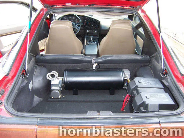 Finished customer showcase Chad's 1992 Eagle Talon with Shocker XL Train Horn installed photo 13