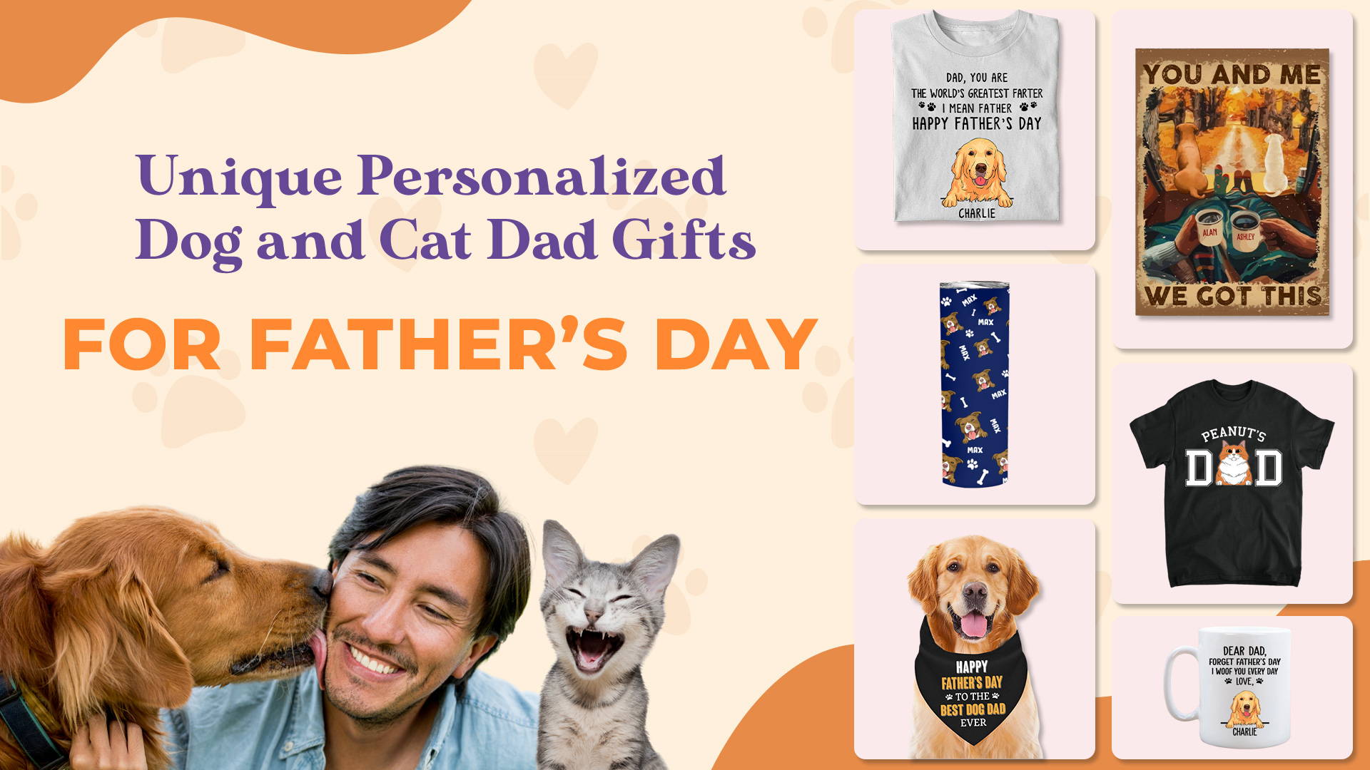 personalized dog dad gifts for fathers day